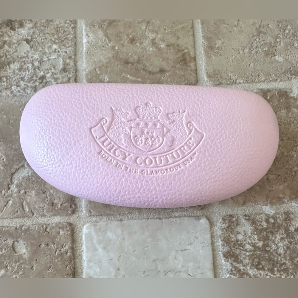 Juicy Couture pink sunglass case